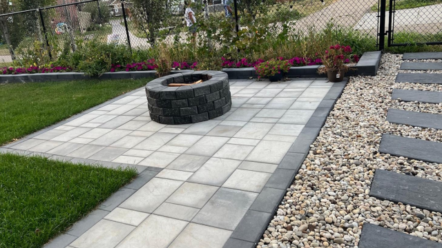 Belgard Dimensions12 paver patio by MBD landscaping team 2025